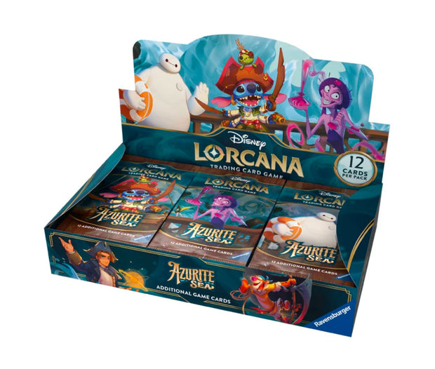 Disney Lorcana Azurite Sea. Booster Box