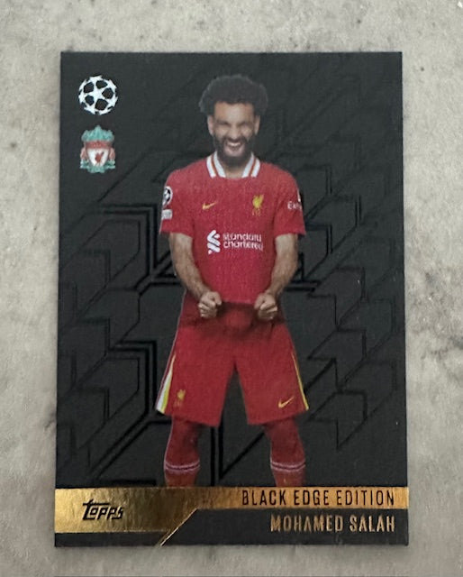 Topps Match Attax 24/25 Mohamed Salah Black Edge Edition!!!