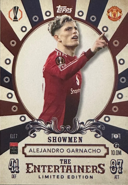 Topps Match Attax 24/25 Alejandro Garnacho Limited Edition!!!