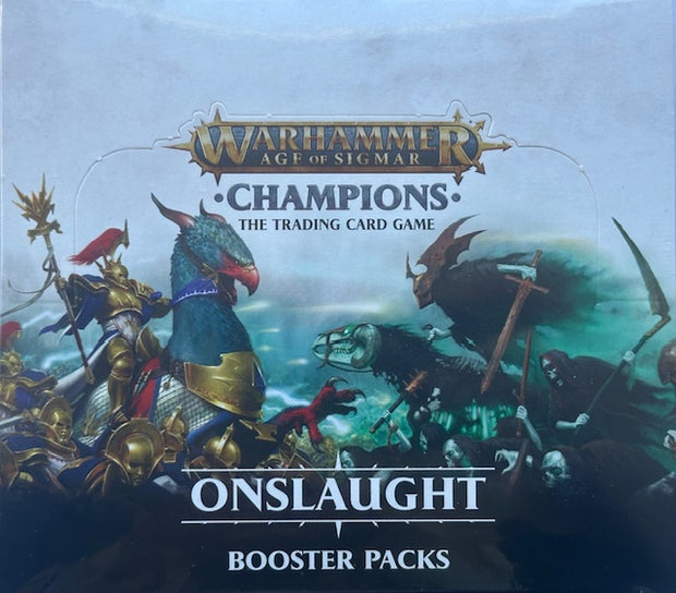Warhammer Age of Sigmar: Champions Onslaught - Booster Box Sealed!!!
