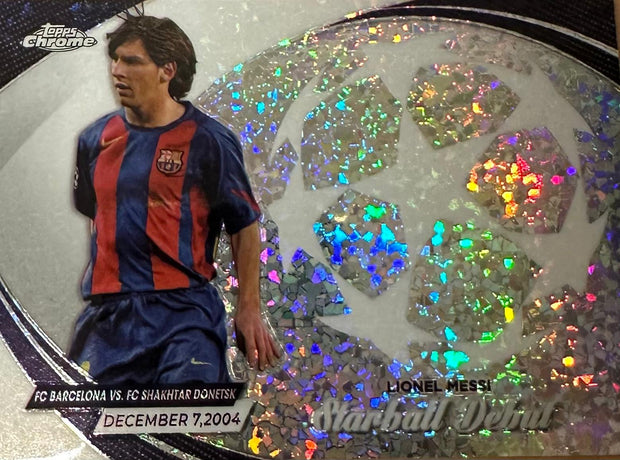2023-24 Topps Chrome UCC Starball Debut Messi!!!